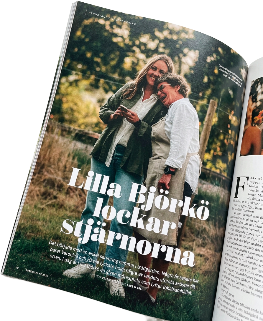 Uppslaget i Besöksliv: Lilla Björkö lockar stjärnorna