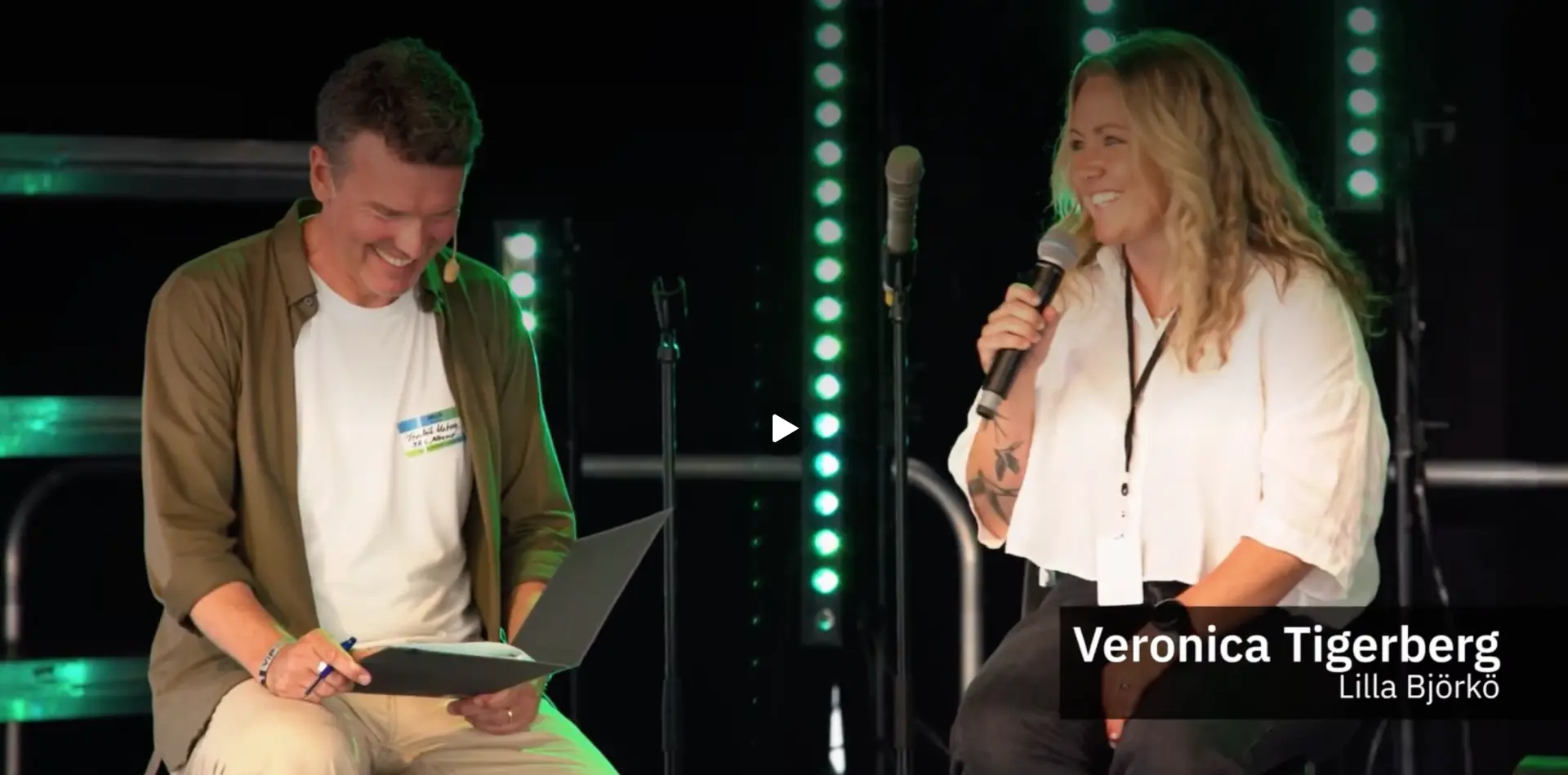 Panelsamtalet om Resande och beteende under Greentopia på Way Out West 2022